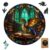Gothic Revival Library Dragon Wooden Jigsaw Puzzle for Adults – 200 Pieces, 11.3″ x 11.3″ – Unique Dragon & Book Art, Creative Gift & Fun Family Game