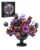 Gothic Rose Flowers Bouquet Building Blocks Set, Dark Botanicals Bricks Kit