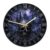 Gothic Skull and Castle Halloween Wall Clock