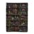 Gothic Skull Book Sleeve, Cute Black Goth Book Pouch Protector Zipper Cover