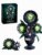 Gothic Skull Flower Building Set, 848 Pcs Glow-in-the-Dark Black Botanical Building Blocks Kit, Dark Bloom Flower Pot Model for Halloween Decor, Goth Room Shelf Display, Gift for Adults and Teens