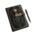 Gothic Skull Lock Diary, This Is My Happy Place Password Journal Notebook with 3-Digit Lock, Gothic Skull Notebook, Refillable A5 Leather Skulls Journals for Personal Diaries (1Pc)
