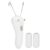 GOTOTOP Facial Hair Remover Electric Cotton Thread Epilator Threading Hair Removal Automatic Thread Remover USB Rechargeable 1200mAh with Cotton for Face Legs Arms (Gold)