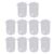 GOTOTOP Glass Beaker Set, 10 Piece 25mL Borosilicate Laboratory