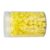 GOTOTOP Ink Cups Placeholder Pigment Cups Silicone Ink 300PCS Food Grade Silicone Suction Cup Bottom Disposable in Box with 12mm x 13mm Size for Eyebrow Lip (Yellow)