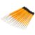 Gouache Brush Set G Flat Tip Single & Brushes 6pcs