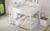 GOWE Bed Frame Queen Over Queen Bunk with Storage Cabinets and USB Ports | Premium Quality for Bedroom Decor