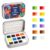 Grabie 12 Color Travel Watercolor Paint Set, Pocket Palette, Essential