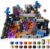 GraceDuck Magnetic Blocks – 150 PCS Build Dark Castle – Magnetic Toys for Montessori Toddler Easter Christmas Birthday Gifts – STEM Sensory Toys for 3 4 5 6 7 8 9 10 Year Old Boys & Girls