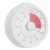 GRADENEVE Mechanical Kitchen Timer with Visual Countdown and Silent Operation, 3.5-inch Round Abs Timer Clock for Cooking and Oven Use, Easy Setup with Intuitive Controls, Powered by 2 AAA