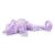 Gradient Articulated Chameleon Toy, Glossy 3D Printed Lizard Fidget with Smooth Joints, Unique Desk Decor（Purple）