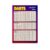 Gradient Purple Darts Checkout Table Canvas Print Poster, Dart & Finishes Full Score Reference Chart Wall Decor for Family Rec Room, Tavern, Backyard Entertainment Area 12×16 inch