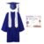 GraduatePro Preschool Graduation Cap Gown Class of 2026 Stole Certificate Package Tassel Set Grad Gift for Kids Royal 36