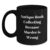 Graduation Gift for Her Antique Book Collecting Black Mug Present