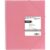 Grafoplás | A4 Plastic Folder | Light Pink | 30 Extra Polypropylene Transparent Sleeves | PVC Spiral | Maxi Multiline | Perfect for Filing Documents and Notes