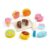 Gralara Toy Board Reusable Pretend Culinary Set Educational Wooden Pretend Culinary Set for Kids , Dessert Set
