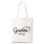 Grandma Things Canvas Tote Bag for Women, Large Capacity Shoulder Handbag