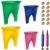 Granny Pants Yard Game, Family Outdoor Tossing Game Set with 2 Adult & 2 Kids Oversized Pants, 12 Bouncy Balls, Giant Lawn Game for Parents, Kids, Family Reunion, Backyard Party