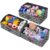 GRANNY SAYS Storage Bins Large, Closet Organizer Bins, Trapezoid Storage Organizer Storage Baskets, Cute Star Pattern, Dark Gray/White, 3-Pack