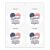 Graphics & More Labor Day Celebrate the Work that Builds America Refrigerator Fridge Locker Vinyl Circle Magnet Set