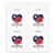 Graphics & More Labor Day We Appreciate Your Hard Work Refrigerator Fridge Locker Vinyl Circle Magnet Set