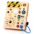 Grarain Busy Board for Toddlers – Montessori Educational Toy for 1-3 Year Old Boys & Girls | Travel-Friendly Sensory Learning Activity | Ideal for Kids with Autism(Clocks Busy Board)