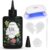 GratKit Crystal Clear Hard UV Resin 100g Kit with UV Curing Lamp, Silicone Molds, Mixing Sticks