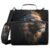 Gredecor 3 D-Ring Zipper Binder 1.5 in Waterproof Pink Blue Gradient Glitter Binder with Zipper Shoulder Strap, Multi-Pockets Organizer Bag for School & Office Supplies, Storage 500 Sheets Capacity