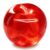 Green Apple Soft Silicone Stress Ball,Ideal Stress-Relief Toys for Adults (Red)