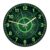 Green Binary Code Circuit Board Technology Wall Clock 11.6×11.6 Inch