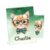 Green Cat Kitten Pocket Folder Gift Name Back to School Supplies Teacher Office Birthday Boy Girl Kids Custom Personalized Custom
