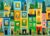 Green City Jigsaw Puzzles 1000 Pieces for Adults Potted Flowers Trees 1000 Piece Jigsaw Puzzles for Adults