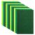 Green Felt Sheets, 16 Pieces Green Felt Fabric Sheets, 8 x 12 Inch Craft Felt-Fabric 4 Colors Soft Felts Sheet for DIY Project Craft Supplies