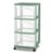 Green Medium 3 Drawer Rolling Storage Cart, Versatile Plastic Organizer Cart with Drawers, Mobile Utility Cart for Bathroom, Kitchen, Vanity, Office, Dorm Home Organization
