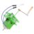 Green Metal ABS DIY Hand Crank Generator Assembly Kit | Manual Electromagnetic Induction Mechanical-Electric Energy Conversion