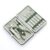 Green Patchwork Stainless Steel Brushed Nail Clippers Art Tools Manicure Set