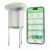 GreenVation Smart 3-in-1 Soil Moisture/Temperature/Fertility Meter for Garden/Farming/Lawn, Soil Test Kit for Plant, Digital Soil Sensor with App Push Notification
