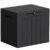 Greesum 33 Gallon Resin Deck Box All Weather Outdoor Storage Boxes for Patio Furniture Set,Outdoor Toys,Garden Tools,Black