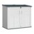 Greesum Outdoor Trash Can Storage Shed, 34 Cu.ft Horizontal Outdoor Storage Cabinet, Waterproof for Garden, Pool Storage, Garbage Cans, Beige