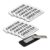 Greeter Welcome to Our Church 1 x 3 Name Tag, Magnetic Backing White (10 Pack)
