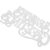 Greeting Words High Carbon Steel Cutting Dies, Beginners