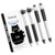 GreLemon 4Pcs Adorable Feline Gel Pen 0.5MM Fine Point Ergonomic Grip Twist Action Gel Pen Dry for Note Taking Journaling Puss ABS Writing