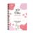 GreLemon Spanish Language Mother Daughter 100 Date Notebook Twin Coil Binding Mother Daughter Memory Journal for Daily Writing Spanish Memory Book