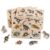 GRINNIE Toddler Animal Puzzle for 3 4 5 Years Old, Montessori Wooden Peg Puzzles Set for Toddlers 2-4, Preschool Education Learning Animals Toy Gift for Boys Girls Birthday Christmas