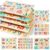 GRINNNIE Wooden Puzzles for Toddlers 3 4 5 Years Old, Montessori Toddler Toys 5PCS Peg Puzzles with Knob – Number, Alphabet, Shape, and Animal, Great Christmas Birthday Gifts for Boys Girls