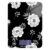 Grkkuti Black Peony Food Kitchen Scale, Multiple Units, Weighs up to 5000g, Compact Design for Baking Cooking and Meal Prep, Easy Clean Tempered Glass