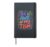 Groovy BE IN AWE OF MY TISM Autism Awareness Dad Mom Kind Hardcover Journal, Black