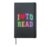 Groovy I LOVE TO READ Heart Reading Squad Kindergarten Hardcover Journal, Black