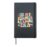 Groovy In My Summer Reading Era Book Hardcover Journal, Black