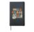 Groovy Peace Sign Third Grade Vibes Back to School Teacher Hardcover Journal, Black
